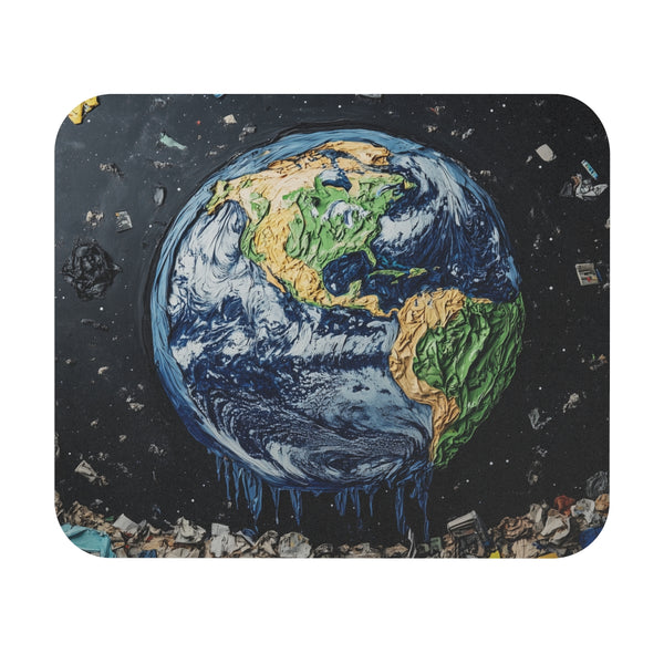 Earth Tears Pollution Mouse Pad