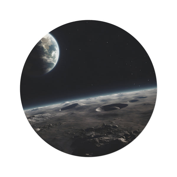 "Earth's Eye View Round Rug"