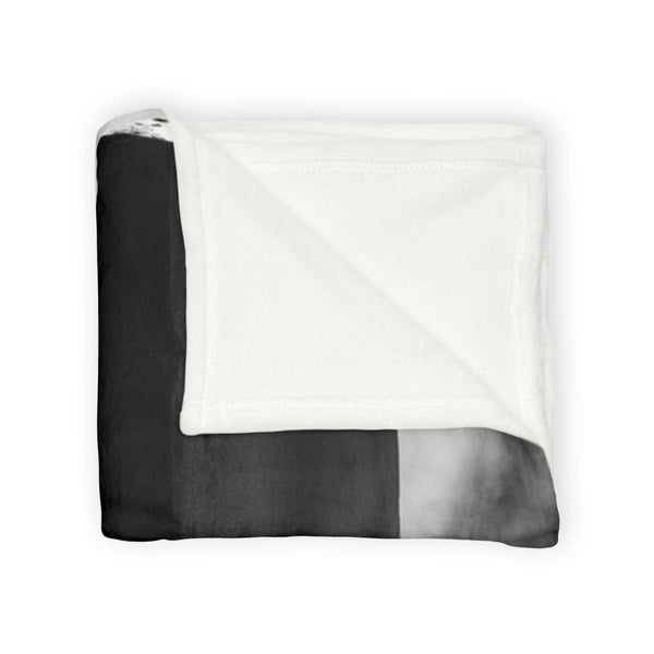 Echoes of Light Around Temple Monolith Plush Fleece Throw Blanket
