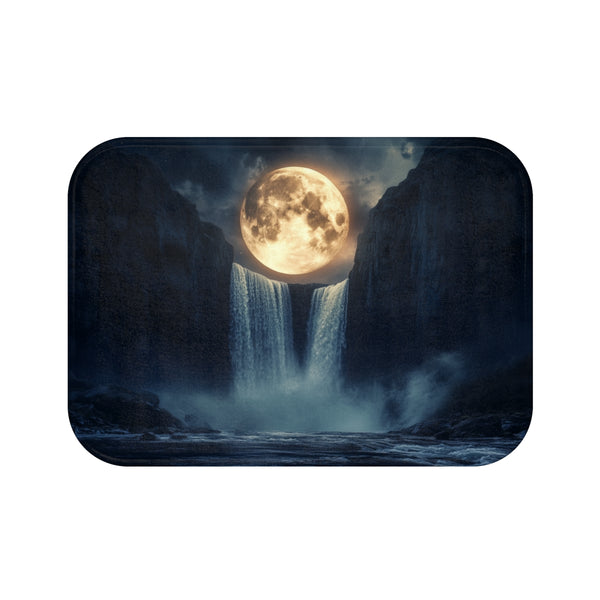 Eclipsing Moons Waterfall Bath Mat