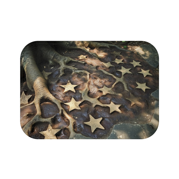 Eco-Friendly Bath Mat Star Patterns.
