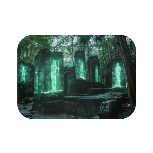 Eco-Friendly Jungle Ruins Bath Mat.