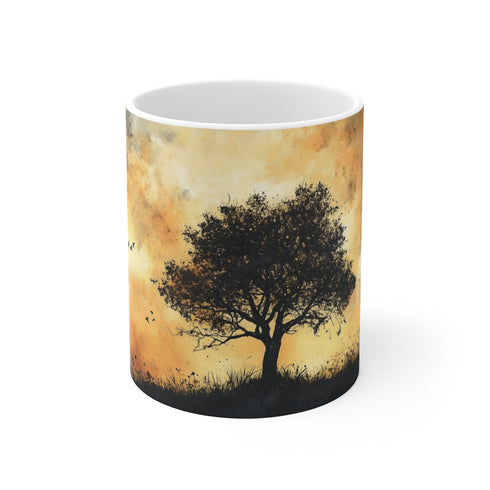 Eco-Friendly Tree Mug: Resilient Beauty