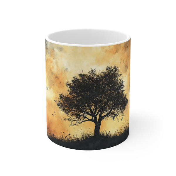 Eco-Friendly Tree Mug: Resilient Beauty