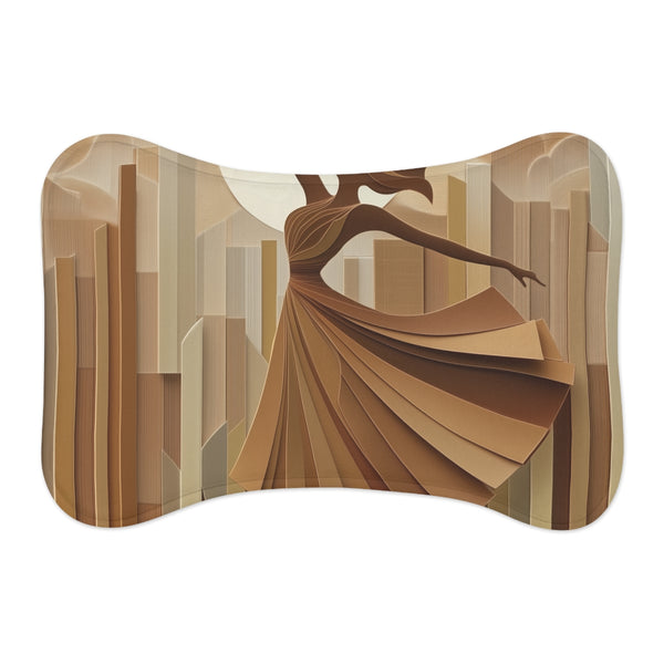 Eco-Paw Print Pet Mat