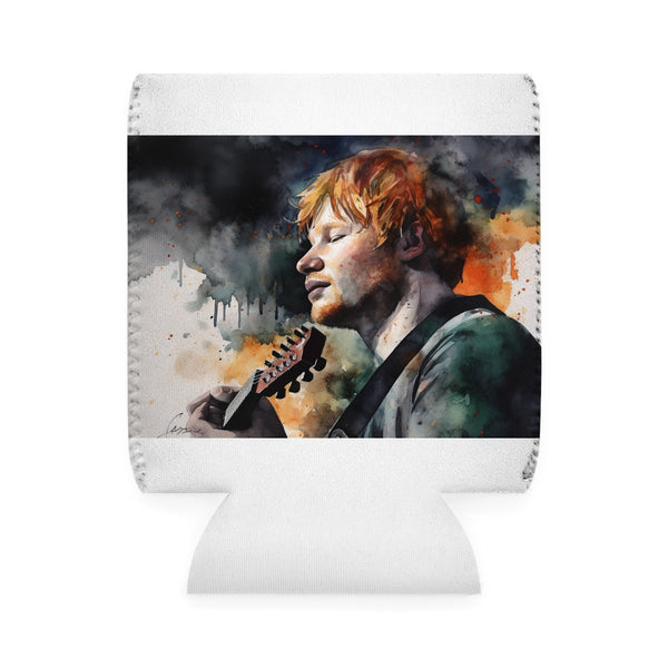 Ed Sheeran Watercolor Can Cooler