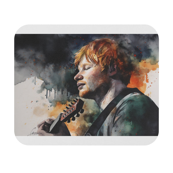 Ed Sheeran Watercolor Mouse Pad