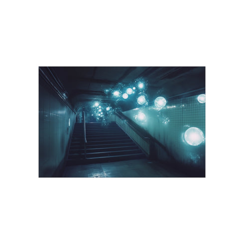 "Eerie Floating Lights Haunt Subway"