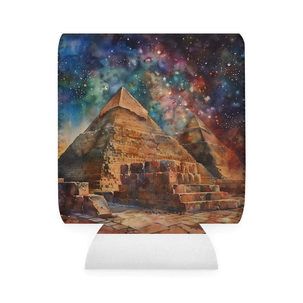 Egyptian Pyramids Watercolor Can Sleeve