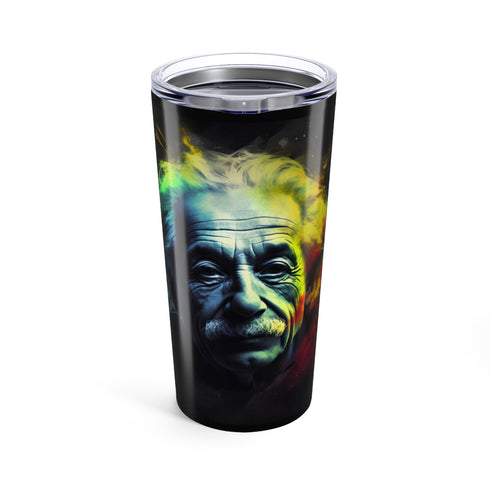 Einstein-inspired Watercolor Neon Bottle