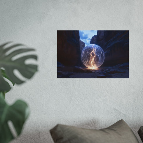 Electric Canyon Light Show Poster