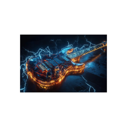 Electric Guitar Crafted From Lightning