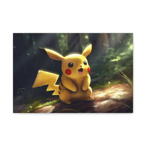 Electric Pikachu Strikes Powerful Pose