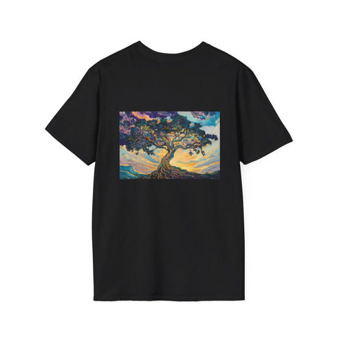Electric Tree Sky Rooted T-Shirt