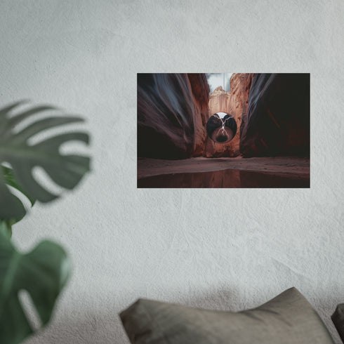 Electrifying Lightning Orbs Illuminate Canyon