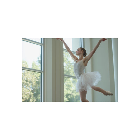 Elegant Ballet Dancer Spinning Gracefully
