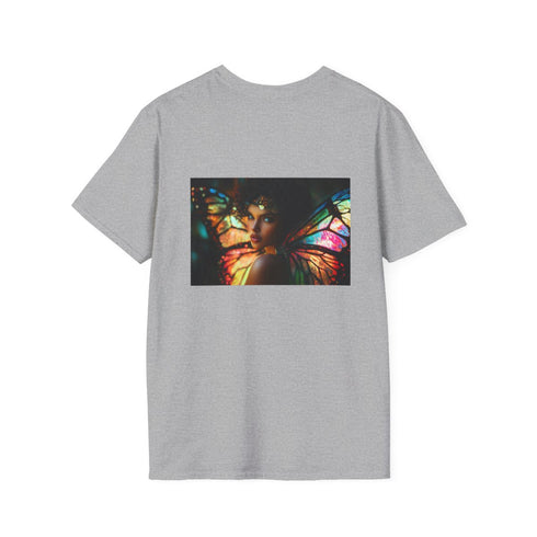 Elegant Glass Butterfly Wings T-Shirt