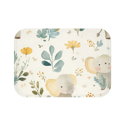 "Elephant Oasis Bath Mat"