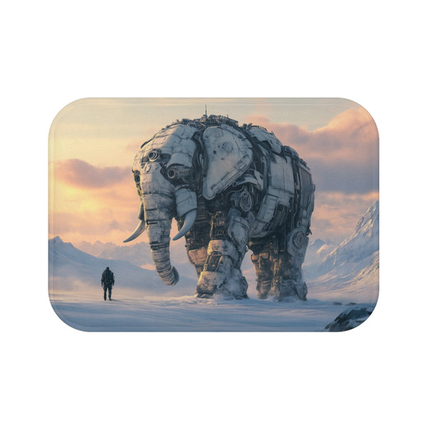 Elephant Themed Bath Mat Design