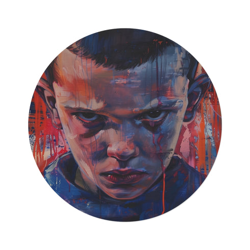 "Eleven's Stranger Things Round Rug"