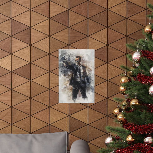 Elite Agent mission poster in 12x18 matte paper for Valentine's Day.