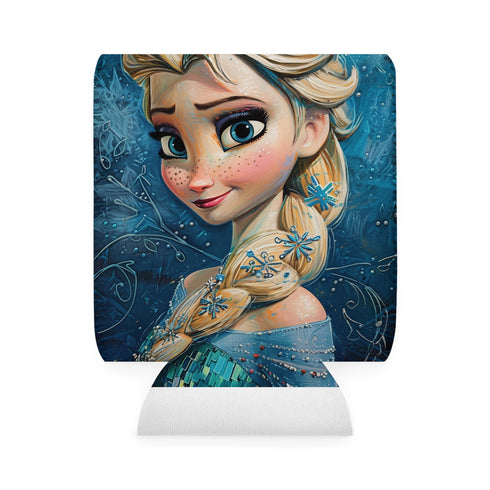Elsa Frozen Painting Can Cooler