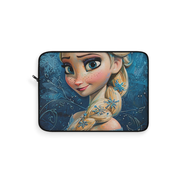 "Elsa Frozen Painting Laptop Sleeve"