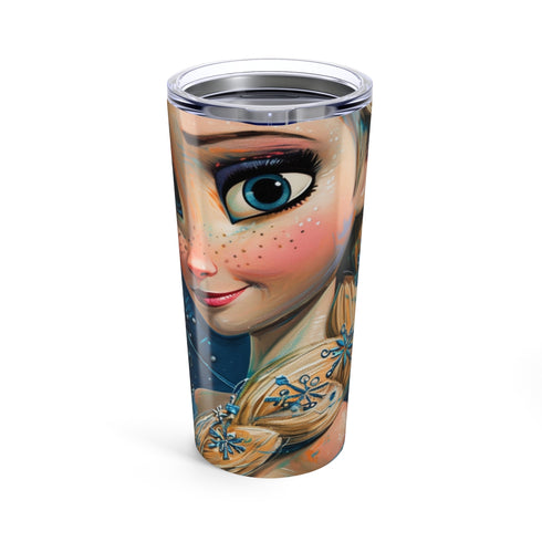 Elsa's Frozen Painted Drinking Bottle