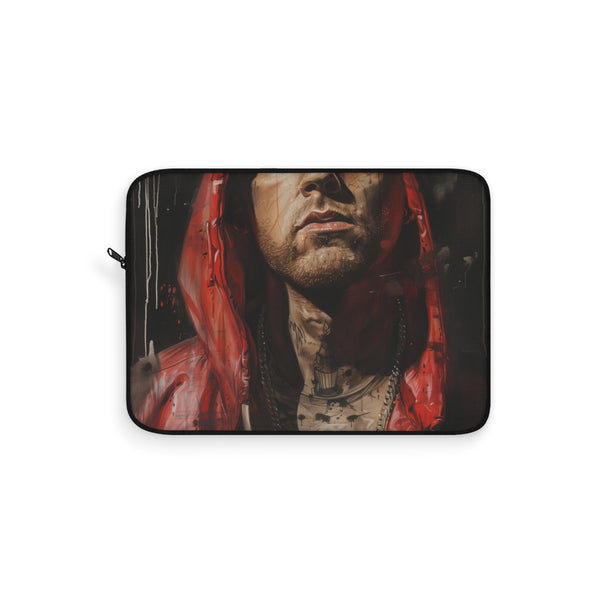 "Em-Inspired Laptop Sleeve: Slim Protection"