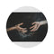 "Embrace of Shadows Round Rug"