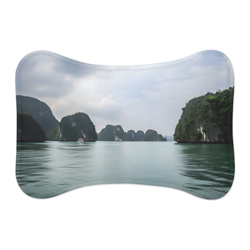 "Emerald Waters Pet Mat: Halong Bay Luxury"