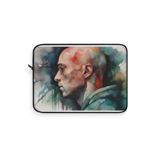 "Eminem Watercolor Laptop Sleeve: Unique Protection"