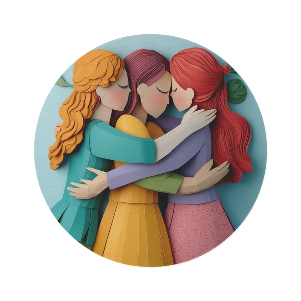 "Empowerment Circle Papercraft Rug"