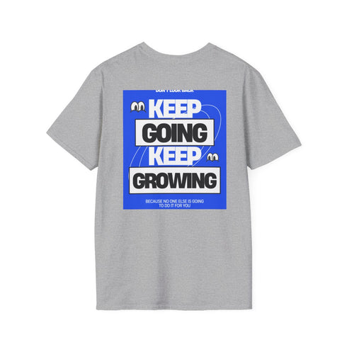 Empowerment in Blue: Typographic Tee
