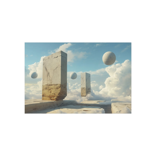 Enchanted Dreamscape with Floating Objects