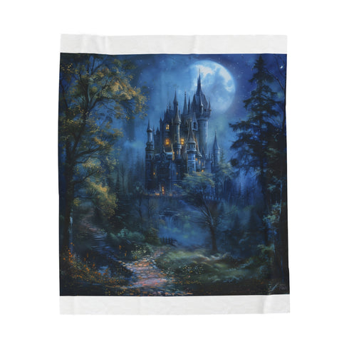 Enchanted Forest Castle Blanket