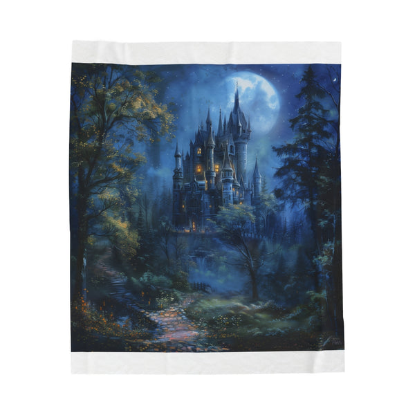 Enchanted Forest Castle Blanket