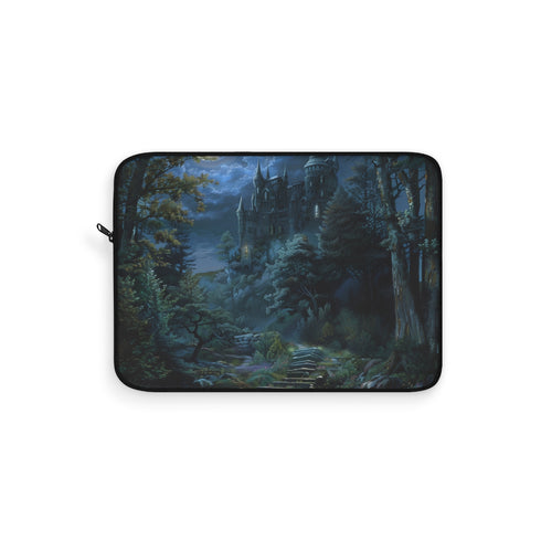 Enchanted Forest Castle Laptop Sleeve