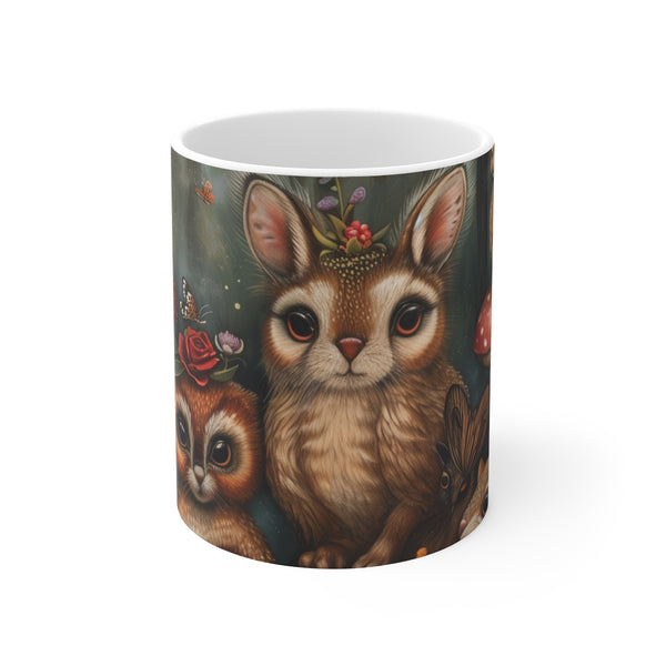 "Enchanted Forest Creatures Mug"