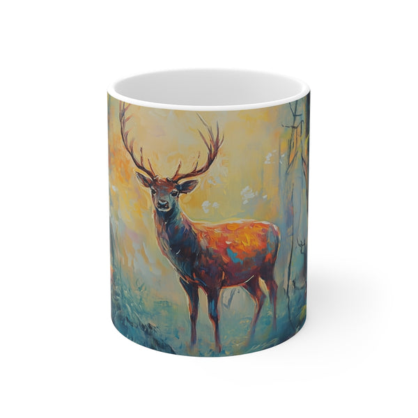 Enchanted Forest Deer Coffee Mug