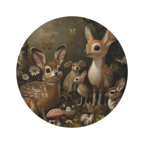 Enchanted Forest Round Rug