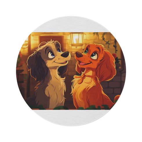 Enchanted Lady Round Rug: A Fairytale Inspired Accent