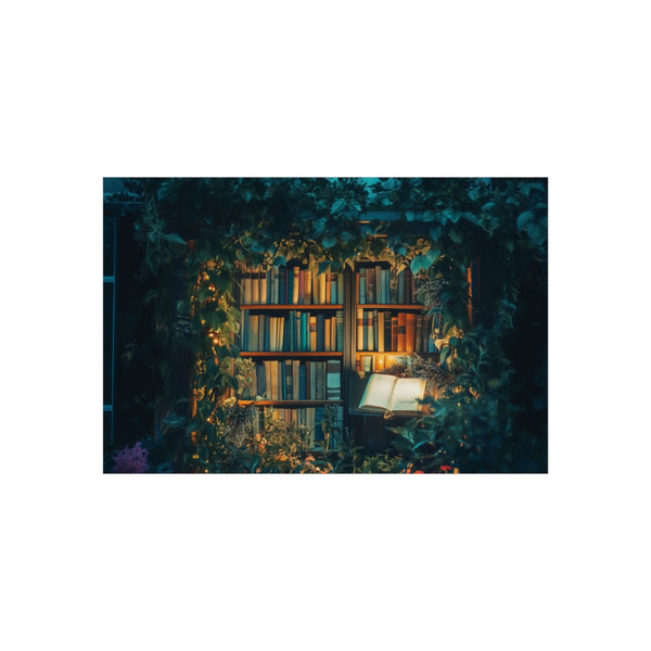 "Enchanted Library: Glowing Books Adventure"