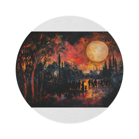"Enchanted Moonlit Festival Rug"