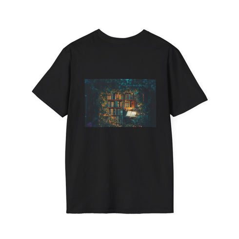 Enchanted Overgrown Library T-Shirt Design