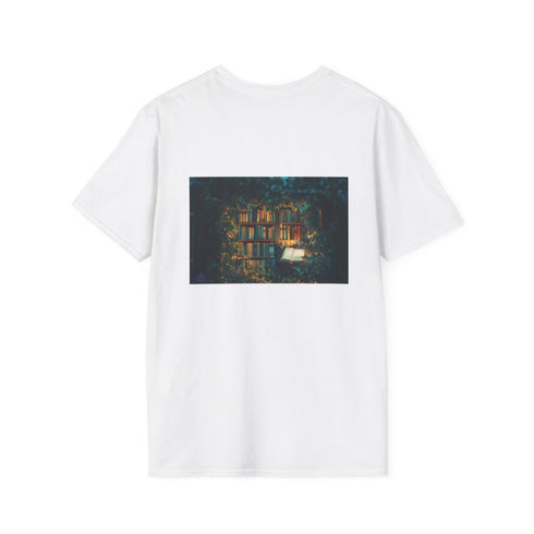 Enchanted Overgrown Library T-Shirt Design