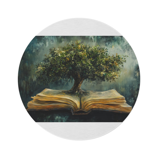 "Enchanted Tree Book Rug"