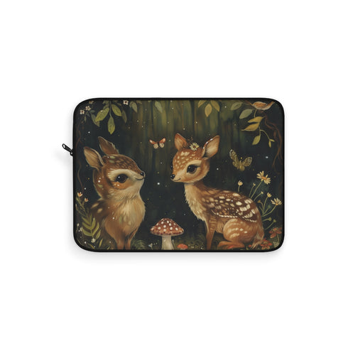 "Enchanted Woodland Creatures Laptop Sleeve"