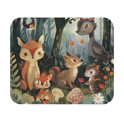 Enchanted Woodland Creatures Mouse Pad