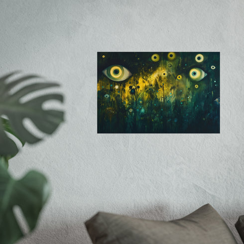 Enchanting Aurora Garden of Eyes